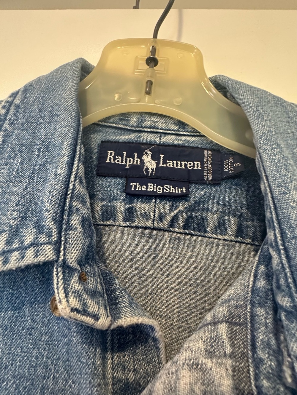 Ralph Lauren women Denim Button-Down Shirt in Light Blue - - Picture 3 of 7